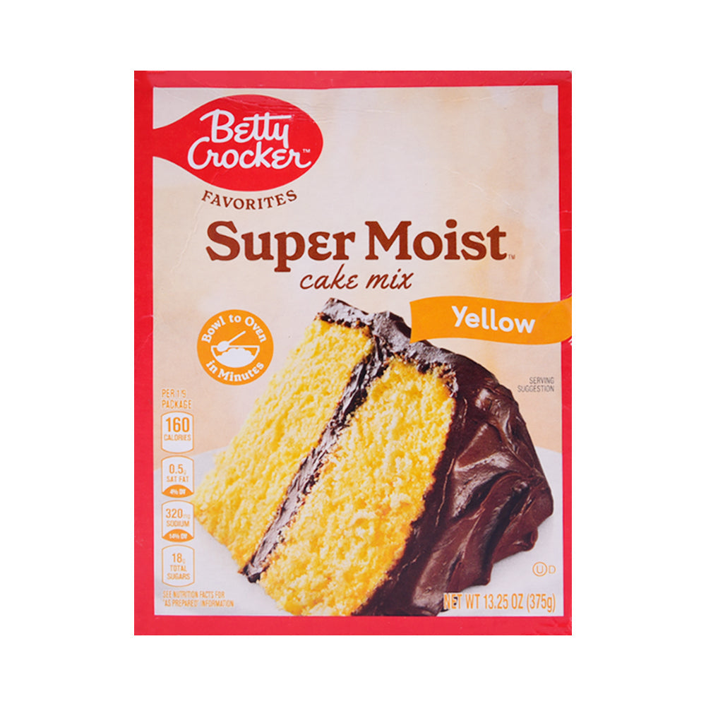 BETTY CROCKER SUPER MOIST CAKE MIX YELLOW 375 GM Default Title - MamasJan GroceryFoods