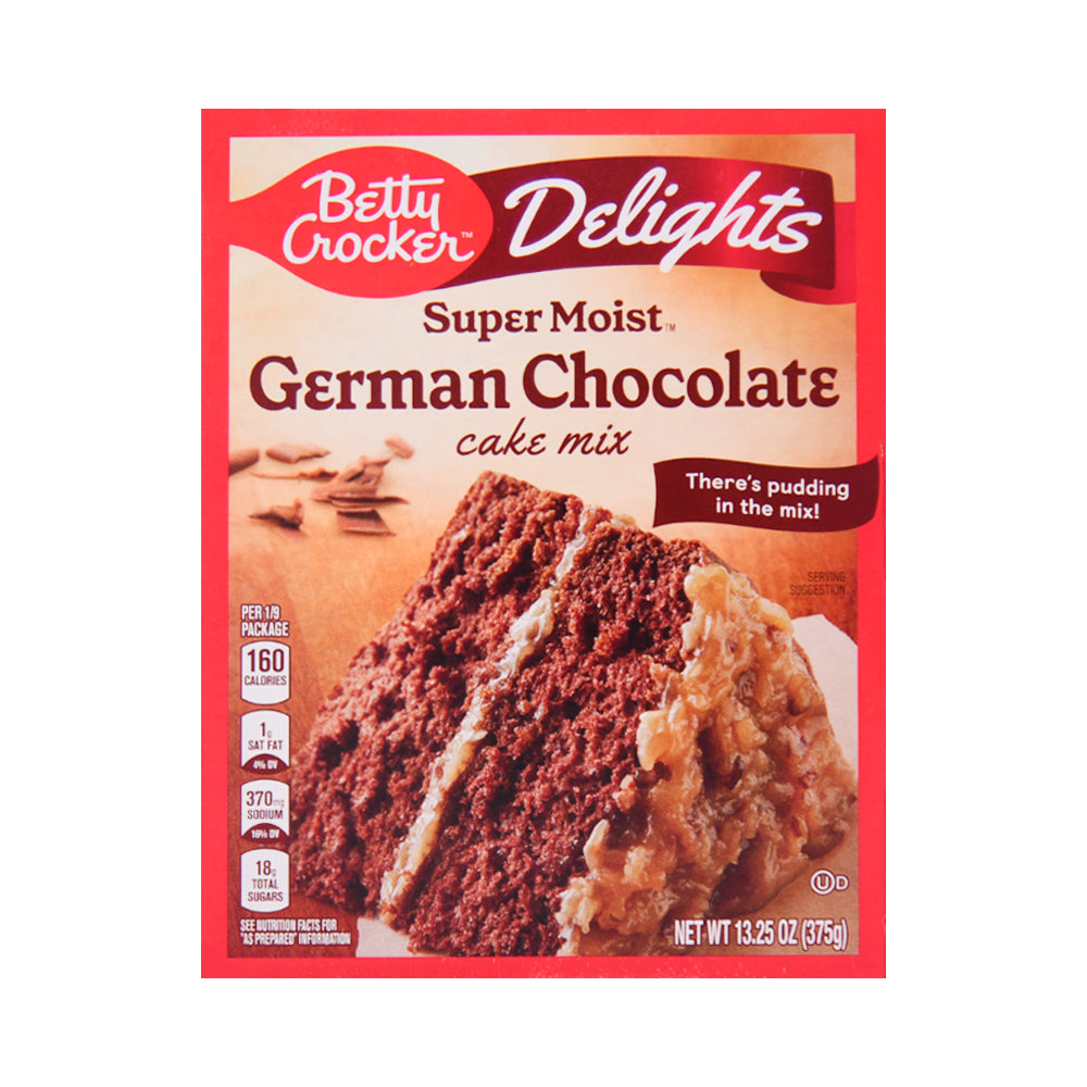 BETTY CROCKER SUPER MOIST CAKE GERMAN CHOCOLATE 375 GM Default Title - MamasJan Grocery