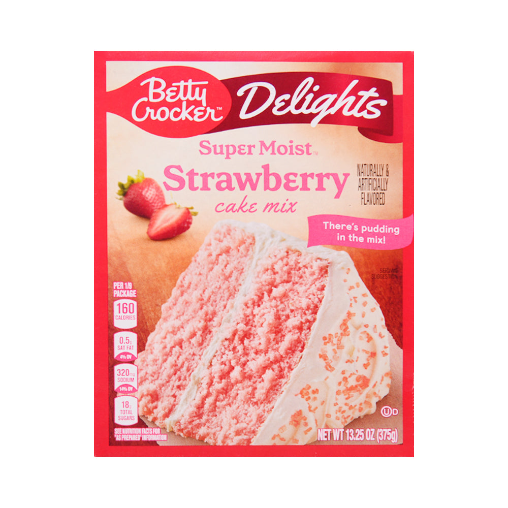 BETTY CROCKER SUPER MOIST CAKE MIX STRAWBERRY 375 GM Default Title - MamasJan Grocery