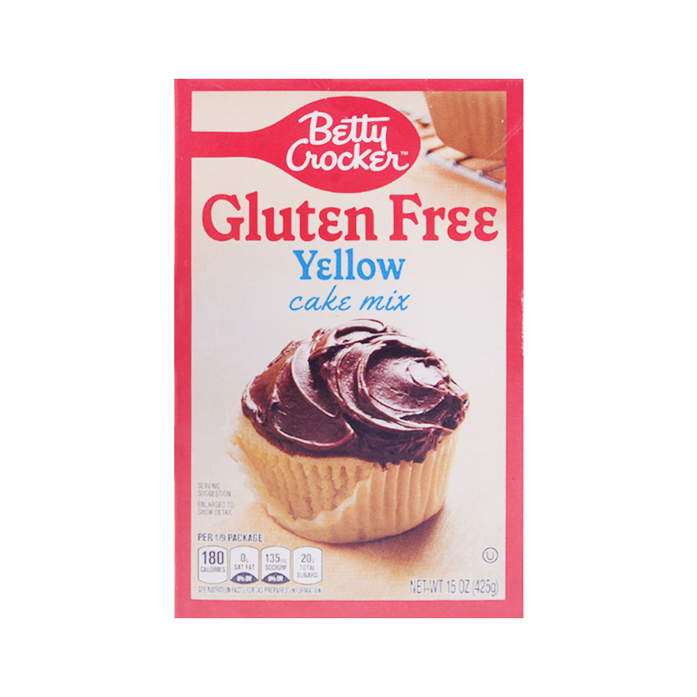 BETTY CROCKER YELLOW CAKE MIX GLUTEN FREE 425G Default Title - MamasJan Grocery