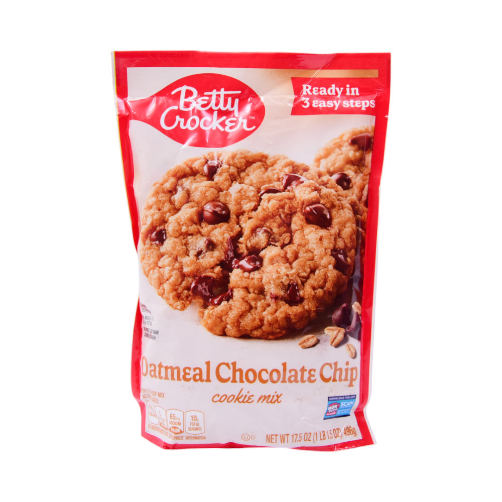 BETTY CROCKER OATMEAL CHOCOLATE CHIP COOKIE MIX 496G Default Title - MamasJan Grocery