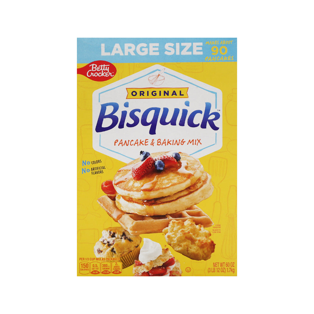BETTY CROCKER BISQUICK PANCAKE BAKING POWDER 1.7 KG Default Title - MamasJan Grocery