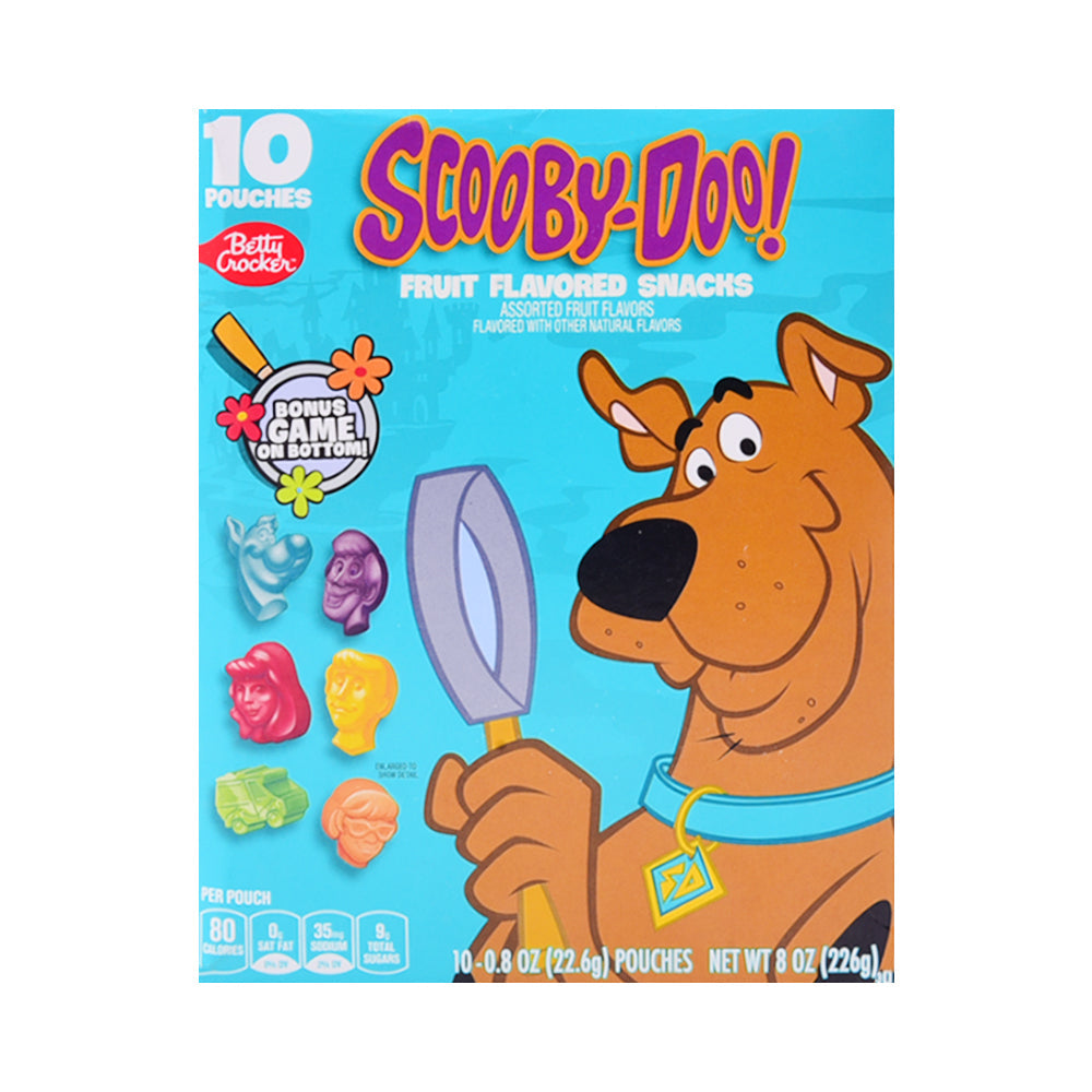 BETTY CROCKER FRUIT SNACK SCOOBY-DOO 10 POUCHES 226G Default Title - MamasJan Grocery