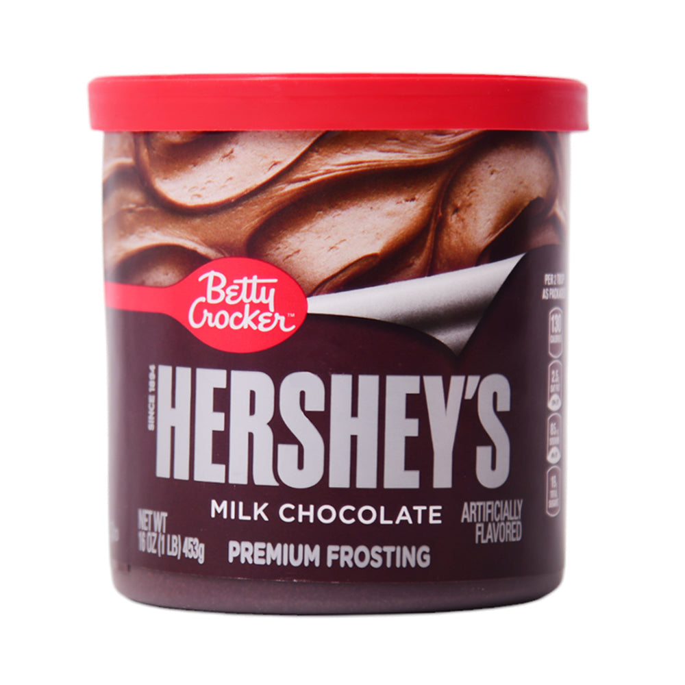 BETTY CROCKER HERSHEY'S MILK CHOCOLATE PREMIUM FROSTING 453G Default Title - MamasJan Grocery