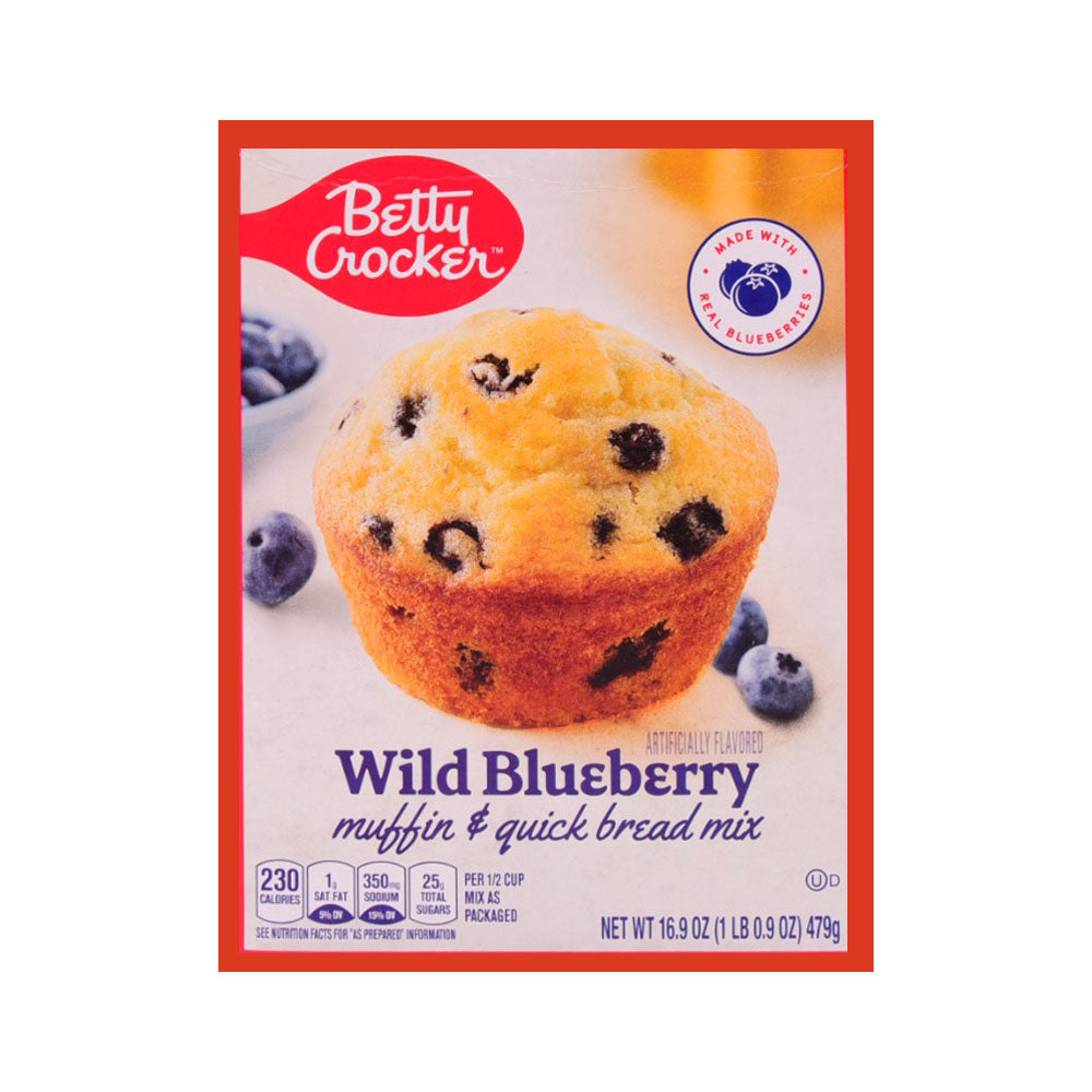 BETTY CROCKER WILD BLUEBERRY MUFFIN & BREAD MIX 479G Default Title - MamasJan Grocery