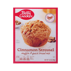 BETTY CROCKER CINNAMON STREUSEL MUFFIN & BREAD MIX 394G Default Title - MamasJan Grocery