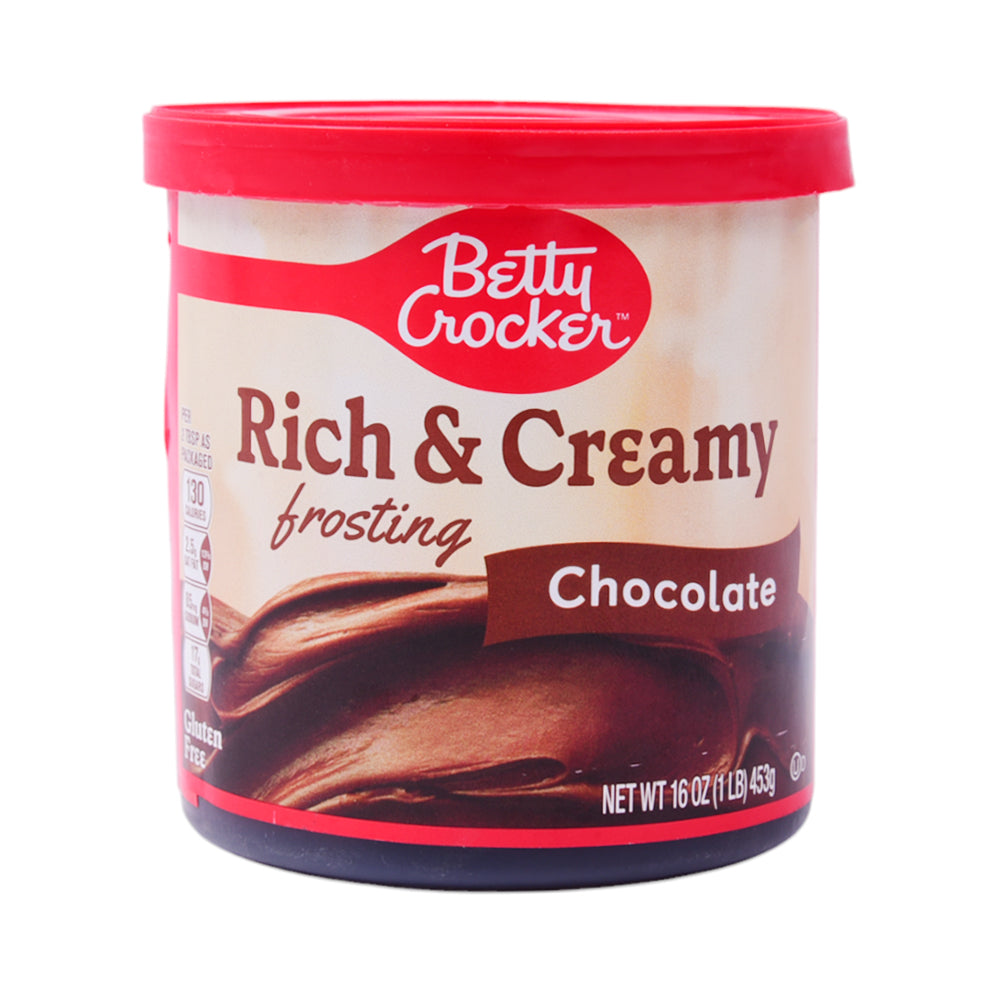 BETTY CROCKER RICH & CREAMY FROSTED CHOCOLATE 453G Default Title - MamasJan Grocery