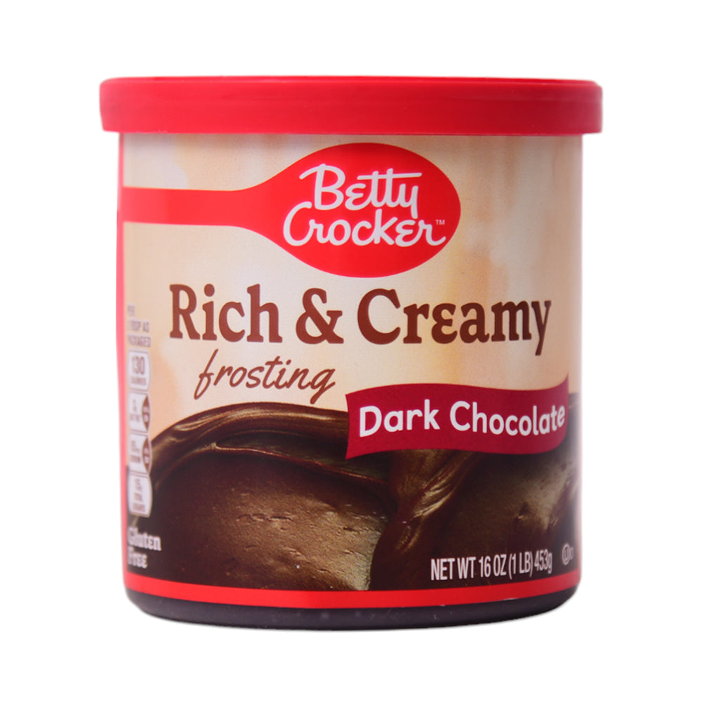 BETTY CROCKER RICH & CREAMY FROSTED DARK CHOCOLATE 453G Default Title - MamasJan Grocery