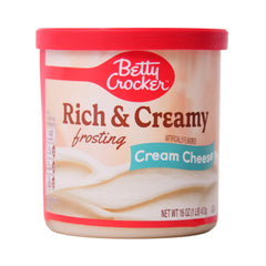 BETTY CROCKER RICH & CREAMY FROSTING CREAM CHEESE 453G Default Title - MamasJan Grocery