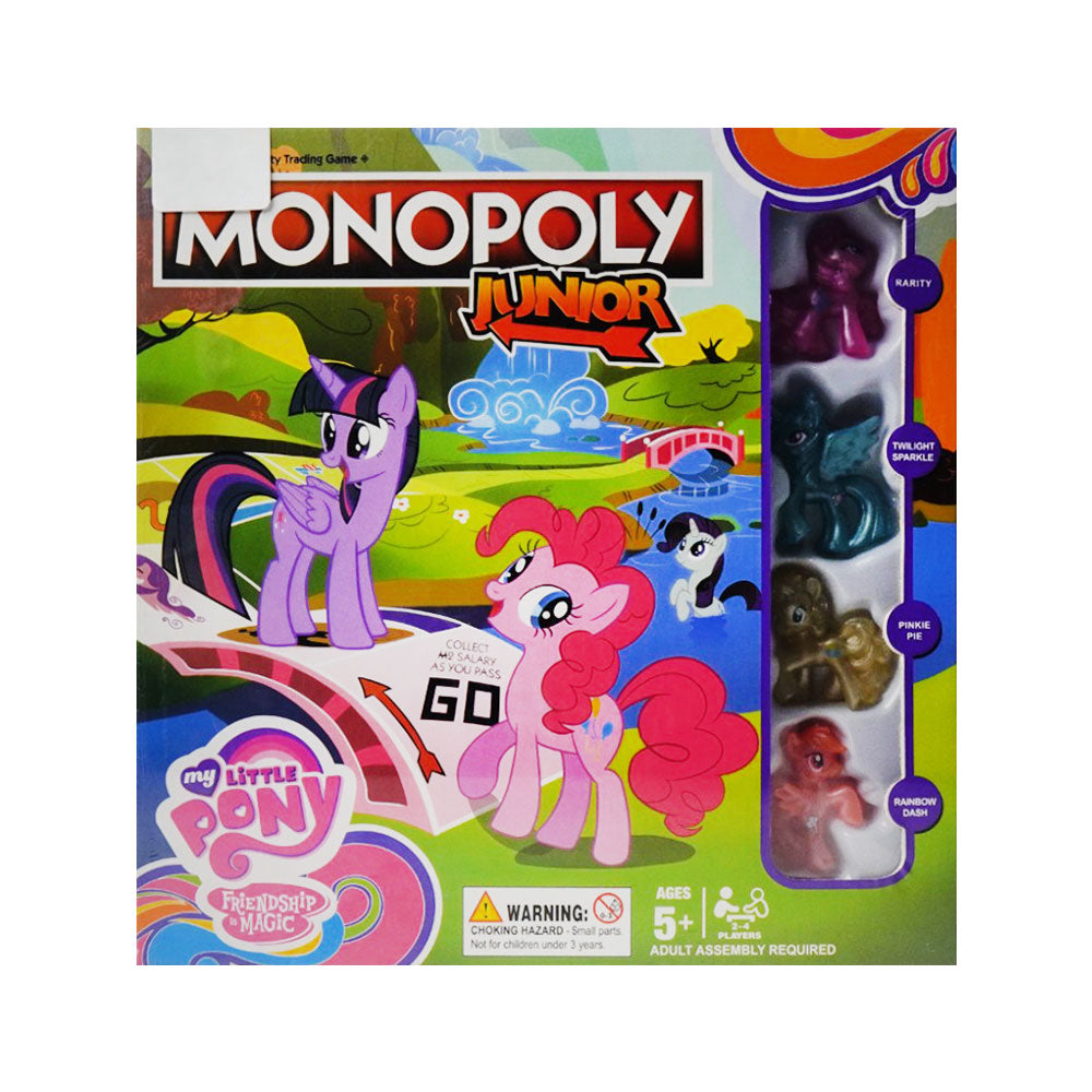 55518 MY LITTLE PONY MONOPOLY JUNIOR GAME A.I Default Title - MamasJan Toys