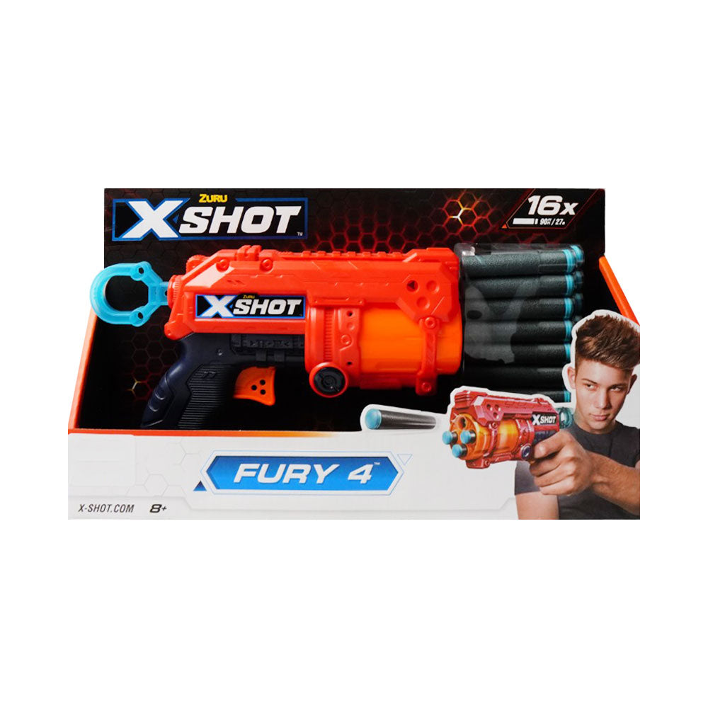 36377 XSHOT FURY 4 GUN Default Title - MamasJan Toys