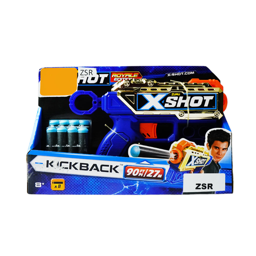 36477 ZURU X SHOT KICK BACK GUN (8+ YEAR) AKDM Default Title - MamasJan Toys