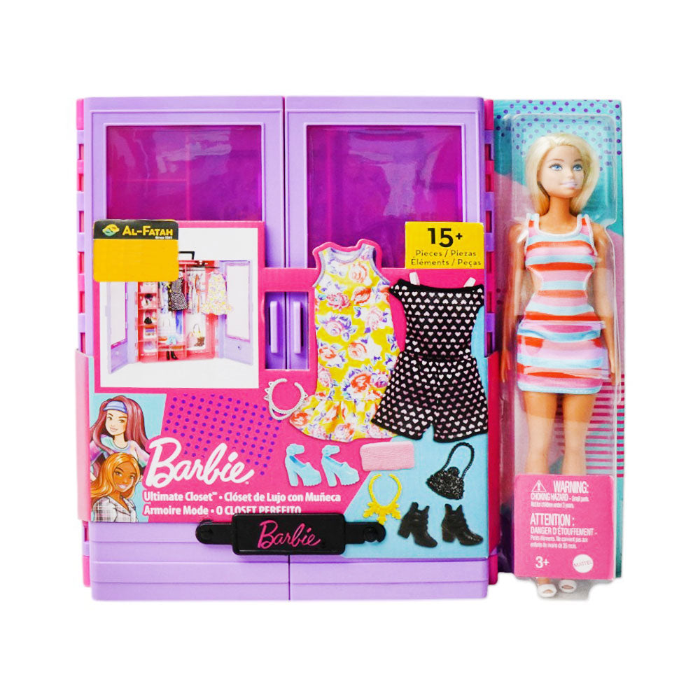 HJL66 BARBIE CLOSET W-DOLL Default Title - MamasJan Toys