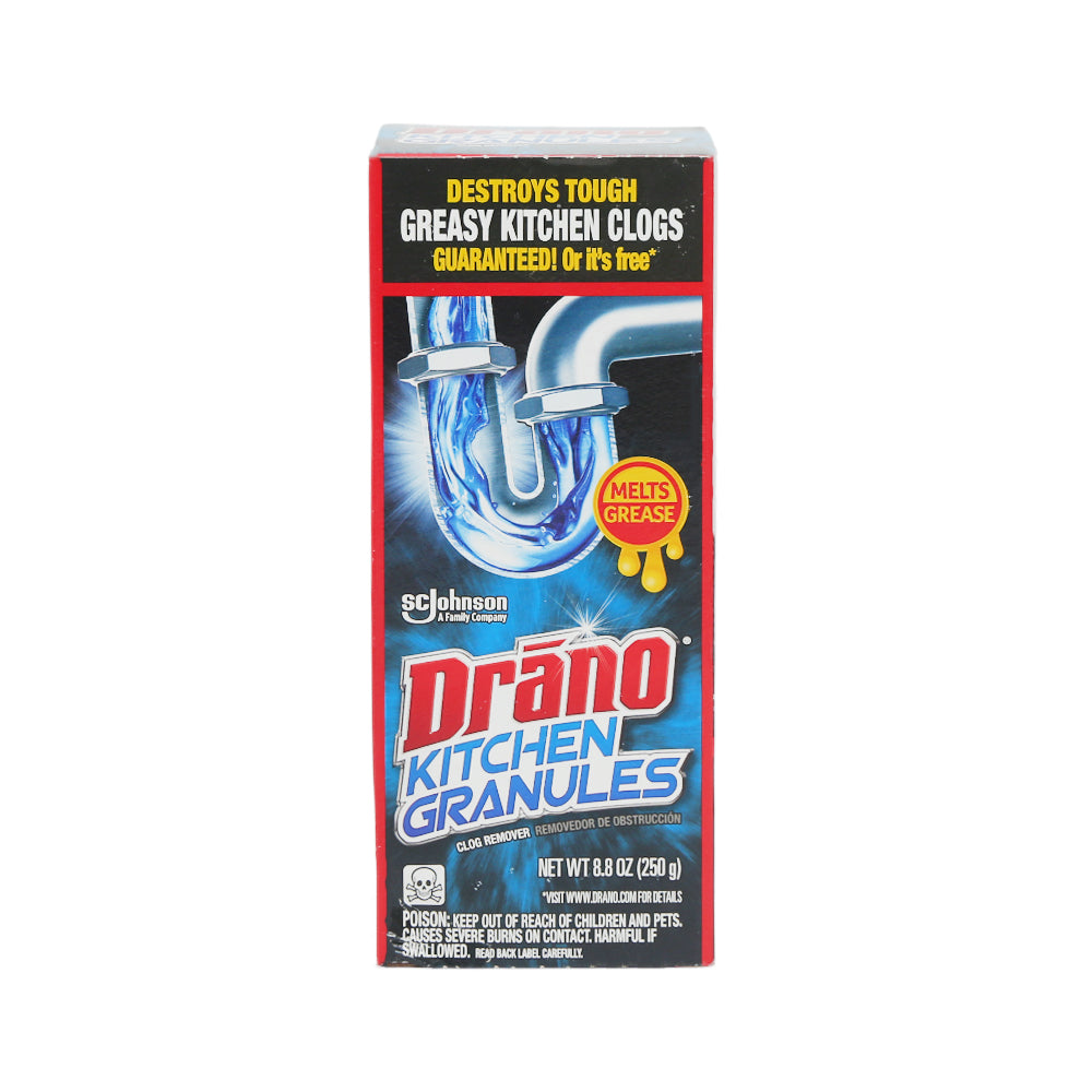 SC JOHNSHON DRANO KITCHEN GRANULES REMOVER 250 GM Default Title - MamasJan Grocery Nonfood