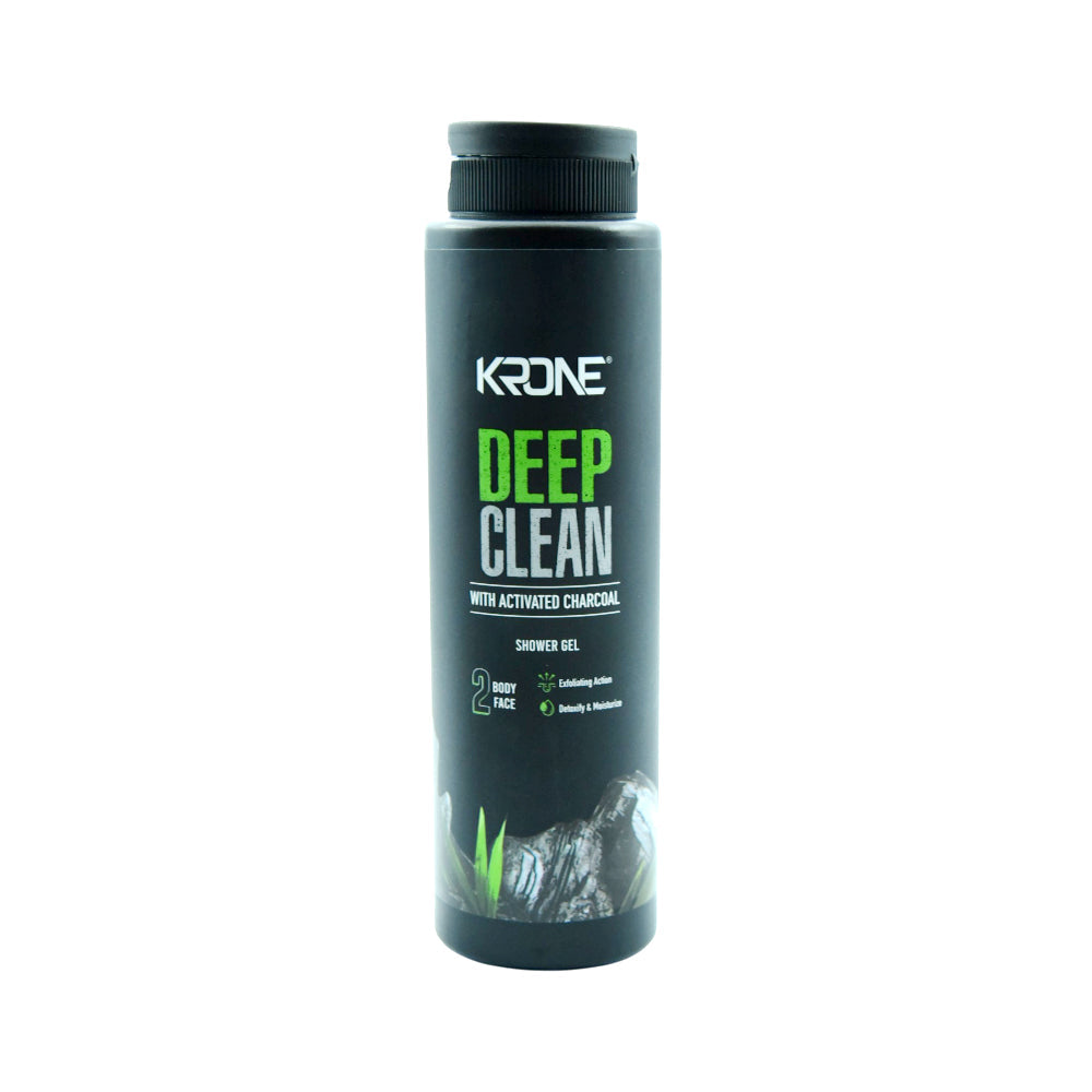 KRONE SHOWER GEL DEEP CLEAN CHARCOAL 600ML Default Title - MamasJan skincare