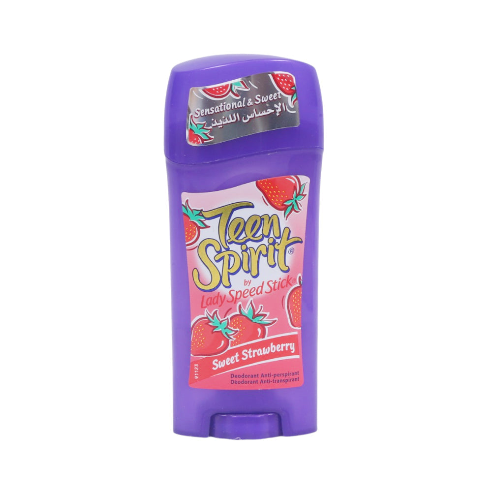 LADY SPEED DEO STICK TEEN SPIRIT SWEET STRAAWBERRY 65 GM Default Title - MamasJan perfumes