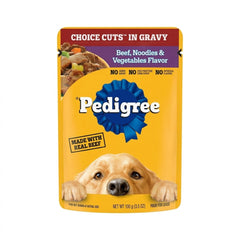 PEDIGREE DOG FOOD BEEF NODDLES & VEGETABLES 100 GM Default Title - MamasJan Pet Care
