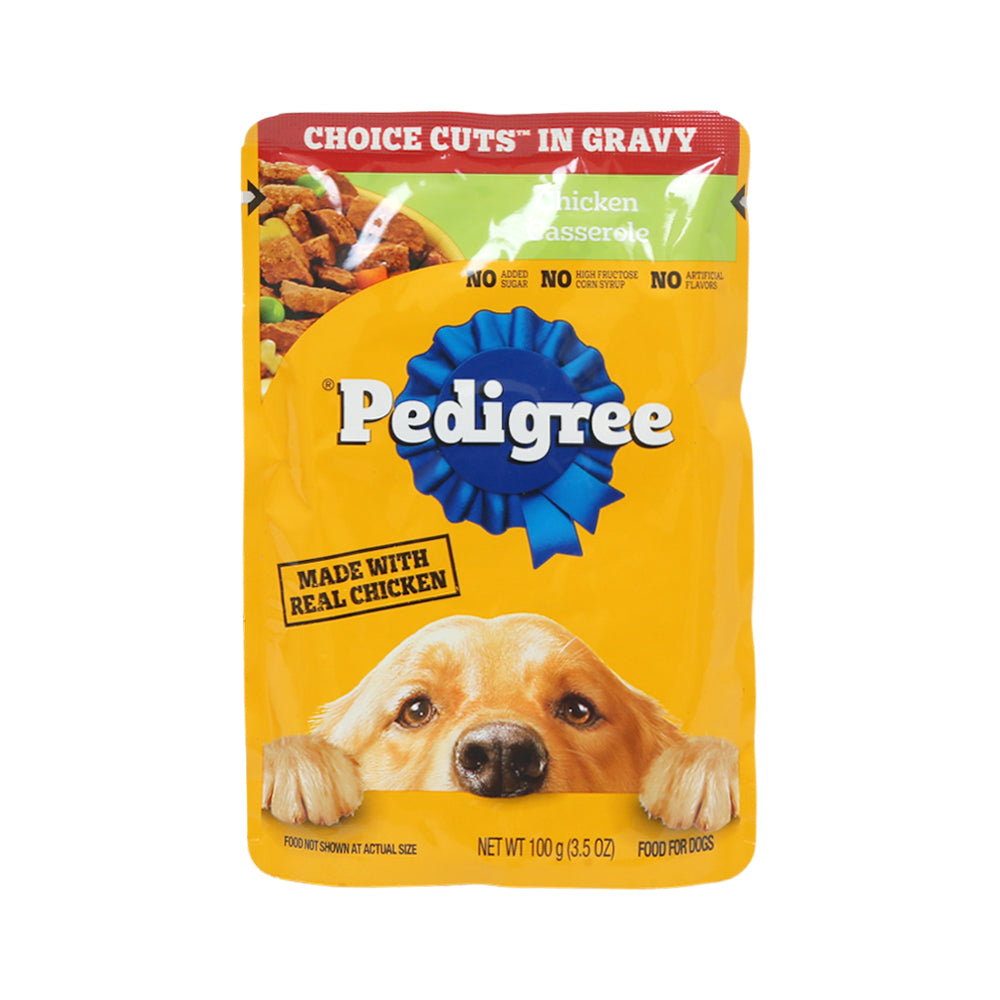PEDIGREE DOG FOOD CHICKEN CASSEROLE 100 GM Default Title - MamasJan Pet Care