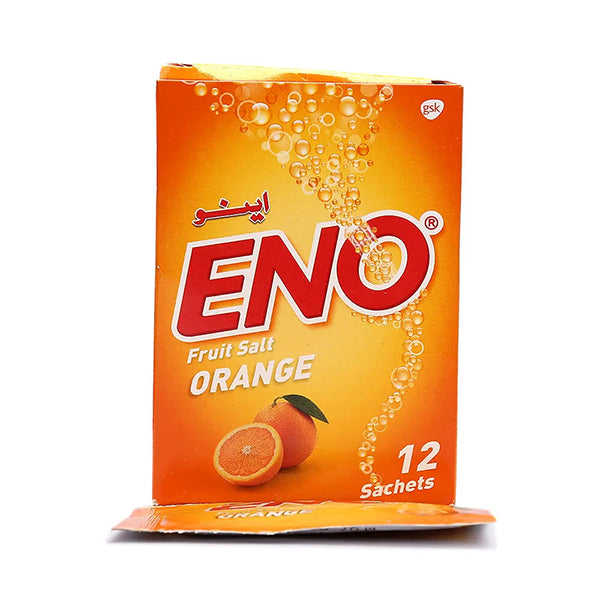 Eno Fruit Salt Orange Sachet (1 Box = 12 Sachets)