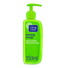 Clean & Clear Morning Energy Shine Control Daily Oil Free Facial Wash 150ml