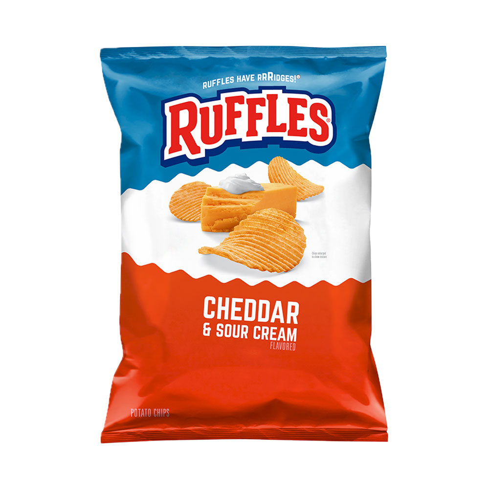 RUFFLES CHIPS CHEDDAR AND SOUR CREAM 184.2 GM Default Title - MamasJan GroceryFoods