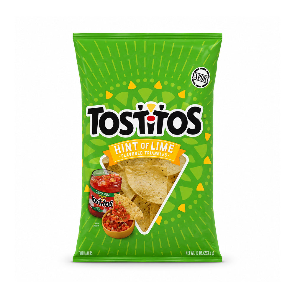 TOSTITOS CHIPS HINT OF LIME 283.5 GM Default Title - MamasJan GroceryFoods