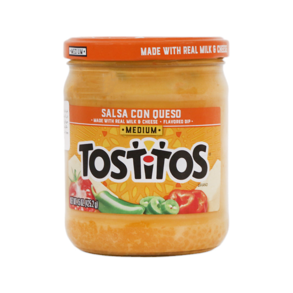 TOSTITOS SALSA DIP CON QUESO MEDIUM 425.2 GM Default Title - MamasJan GroceryFoods
