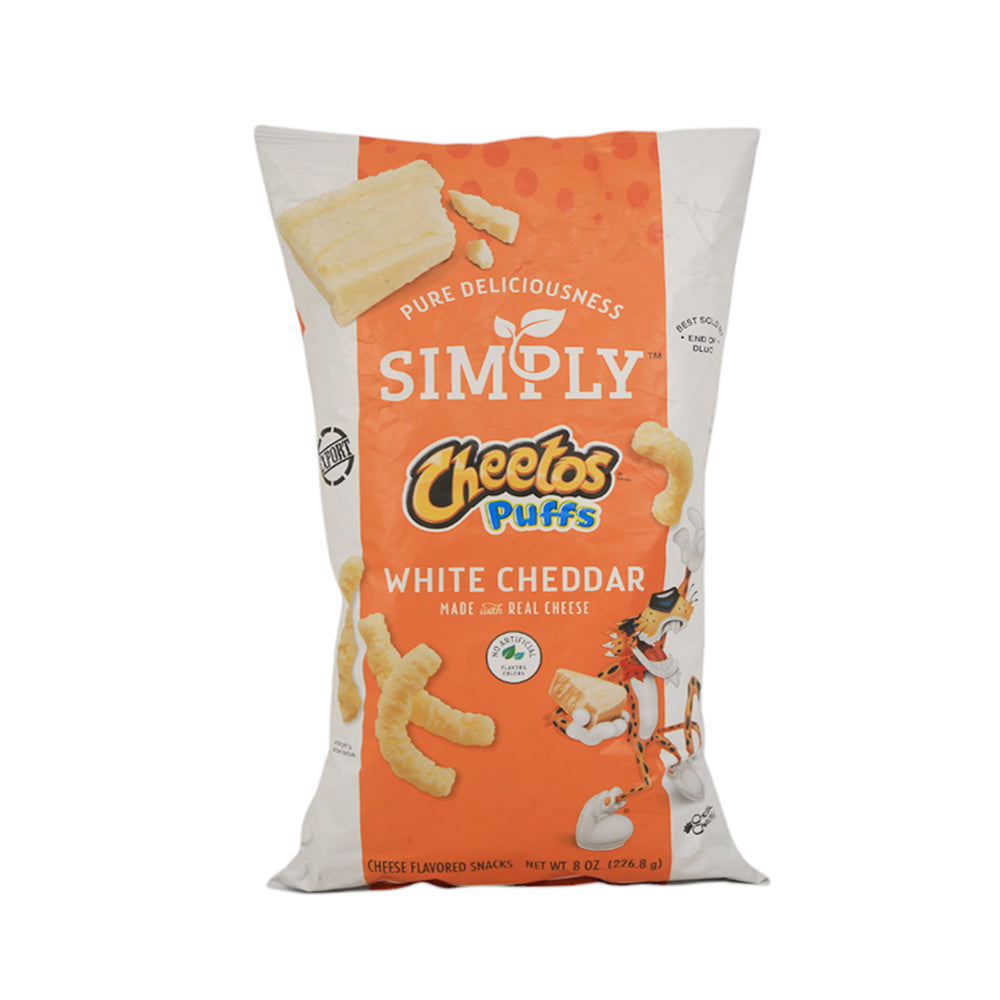 CHEETOS PUFF WHITE CHEDDAR CHEESE 226.8 GM Default Title - MamasJan GroceryFoods