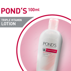 Ponds Triple Vitamin Moisturizing Lotion 100ml