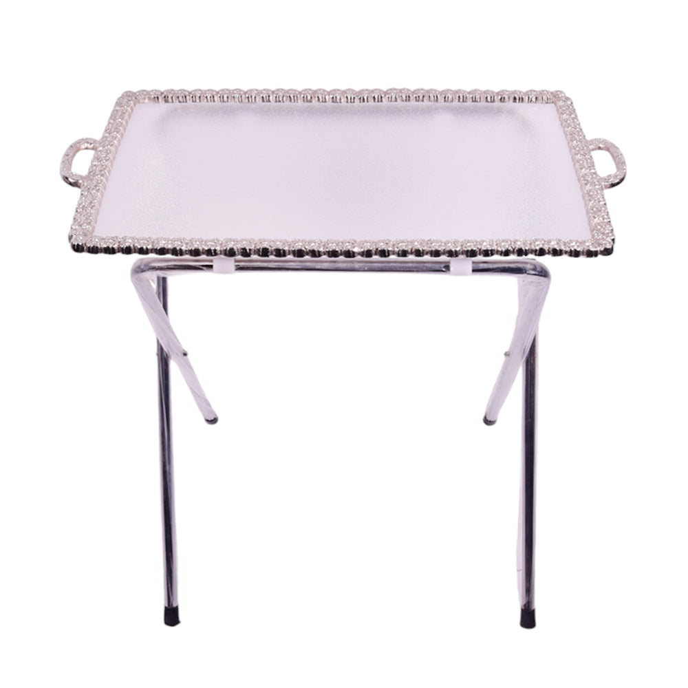FRAME TEA TRAY SILVER LARGE 2021 Default Title - MamasJan Household