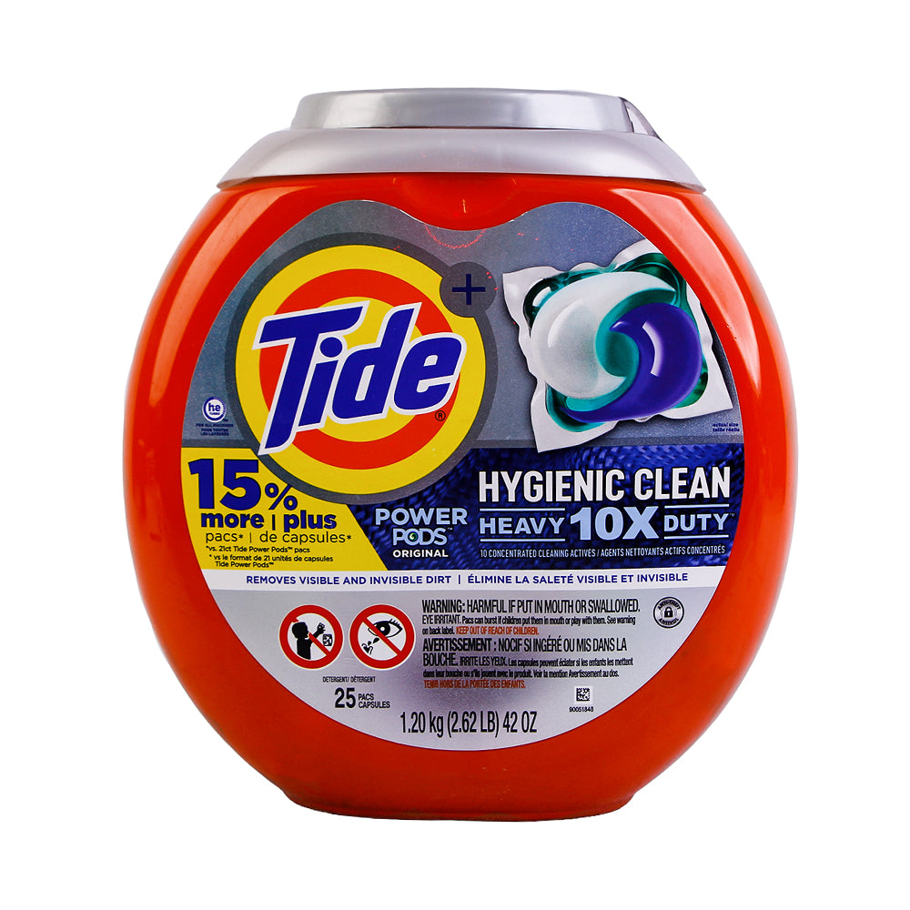 TIDE PODS ORIGINAL HYGIENIC CLEAN 25 PCS 1.20 KG Default Title - MamasJan Grocery Nonfood