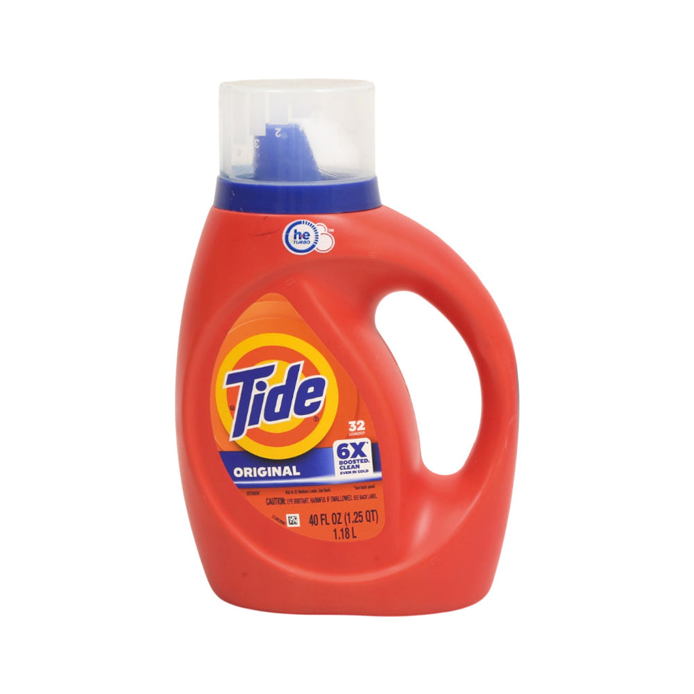 TIDE WASHING LIQUID ORIGINAL 6X BOOSTED 1.18 LTR Default Title - MamasJan Grocery Nonfood