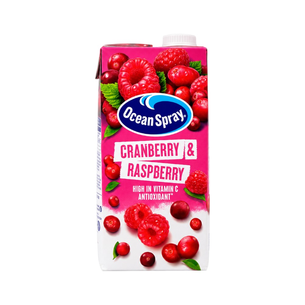 OCEAN SPRAY CRANBERRY & RASPBERRY 1LTR Default Title - MamasJan GroceryFoods
