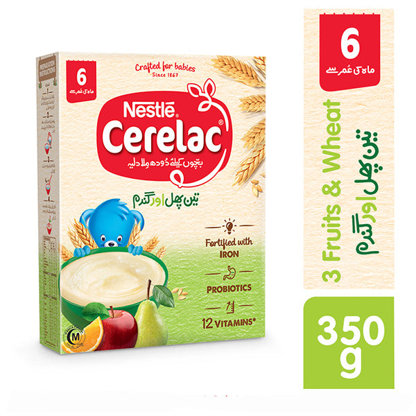 Cerelac 3 Fruits & Wheat 350g