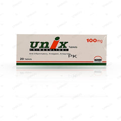 Unix Tablets 100mg (1 Strip = 10 Tablets)