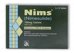 Nims Tablets 100mg (1 Strip = 10 Tablets)