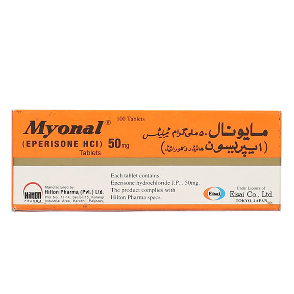 Myonal Tablets 50mg (1 Strip = 10 Tablets)