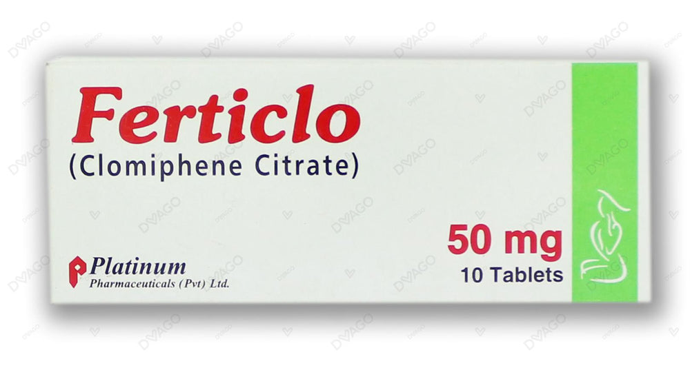 Ferticlo Tablets 50mg (1 Box = 1 Strip)(1 Strip = 10 Tablets)