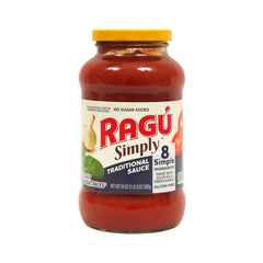 RAGU SAUCE TRADITIONAL SIMPLY 680 GM Default Title - MamasJan GroceryFoods