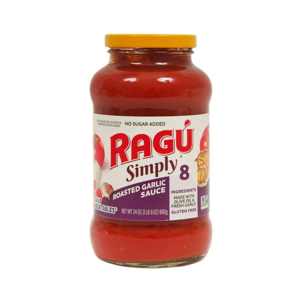 RAGU SAUCE ROASTED GARLIC SIMPLY 680 GM Default Title - MamasJan GroceryFoods