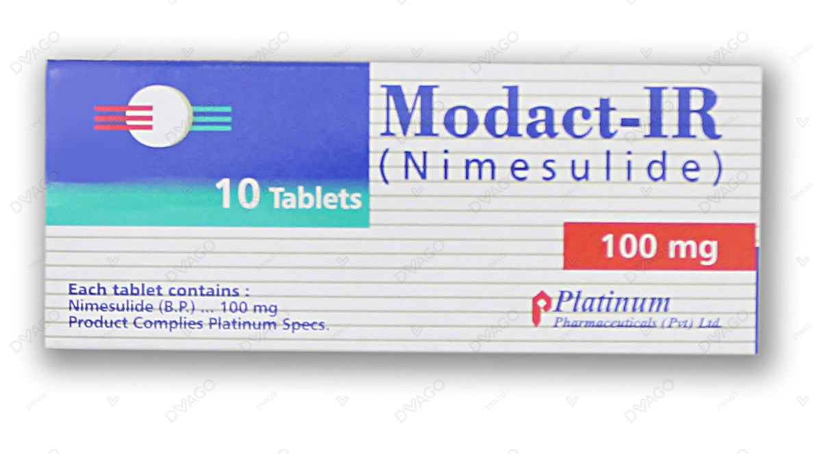 Modact-Ir Tablets 100mg (1 Box = 1 Strip)(1 Strip = 10 Tablets)