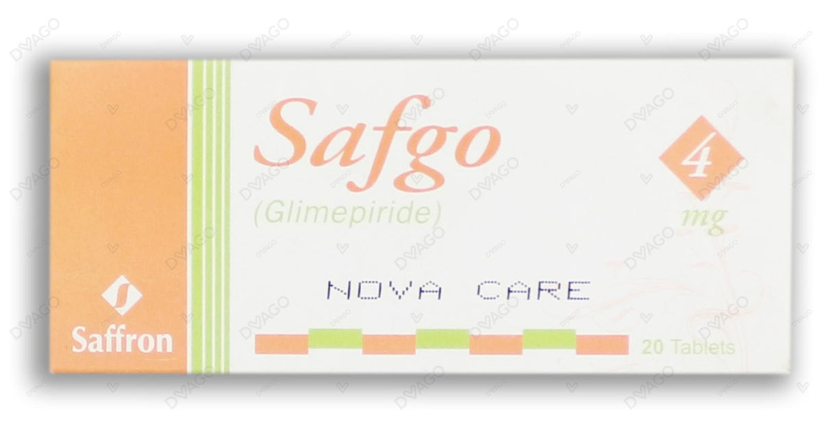 Safgo Tablets 4mg  (1 Strip = 10 Tablets)
