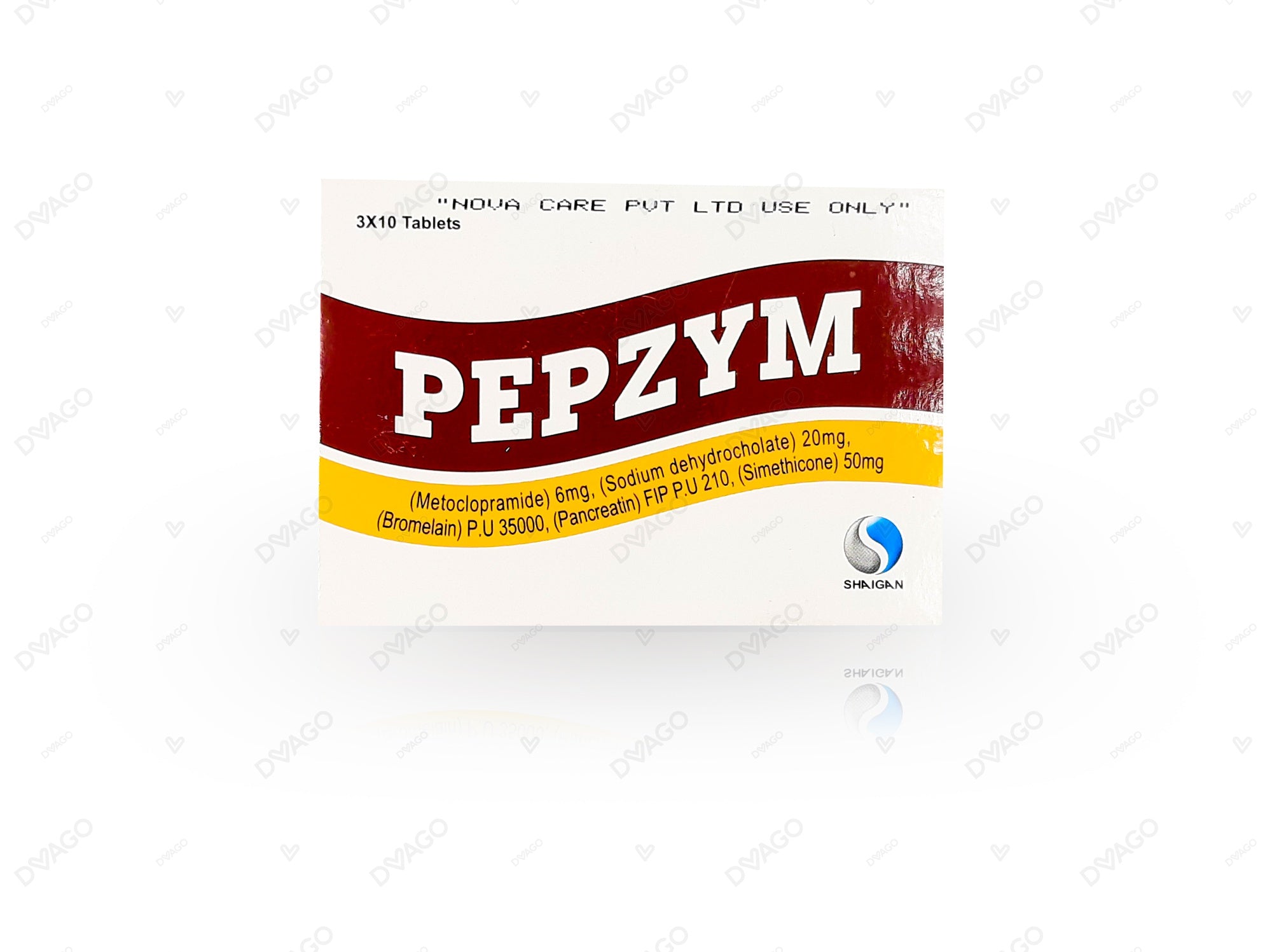 Pepzym Tablets (1 Strip = 10 Tablets)