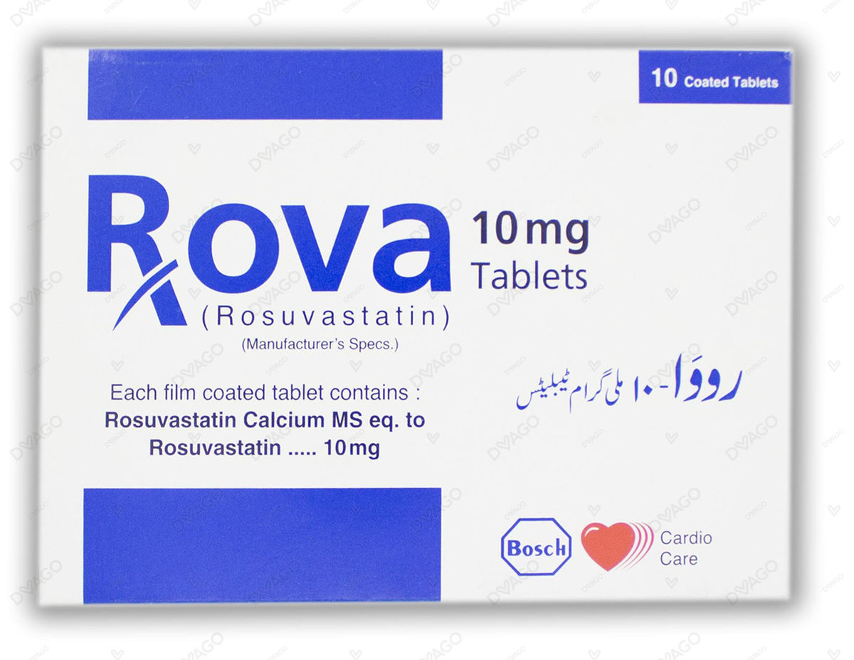 Rova Tablets 10mg (1 Box = 1 Strip)(1 Strip = 10 Tablets)