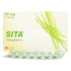 Sita Tablets 50mg (1 Box = 2 Strip)(1 Strip = 7 Tablets)