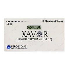 Xavor Tablets 50mg (1 Box = 1 Strip)(1 Strip = 10 Tablets)