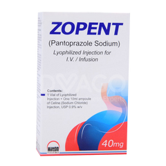Zopent Iv Injection 40mg (1 Box = 1 Injection)
