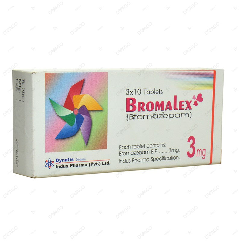 Bromalex Tablets 3mg  (1 Strip = 15 Tablets)