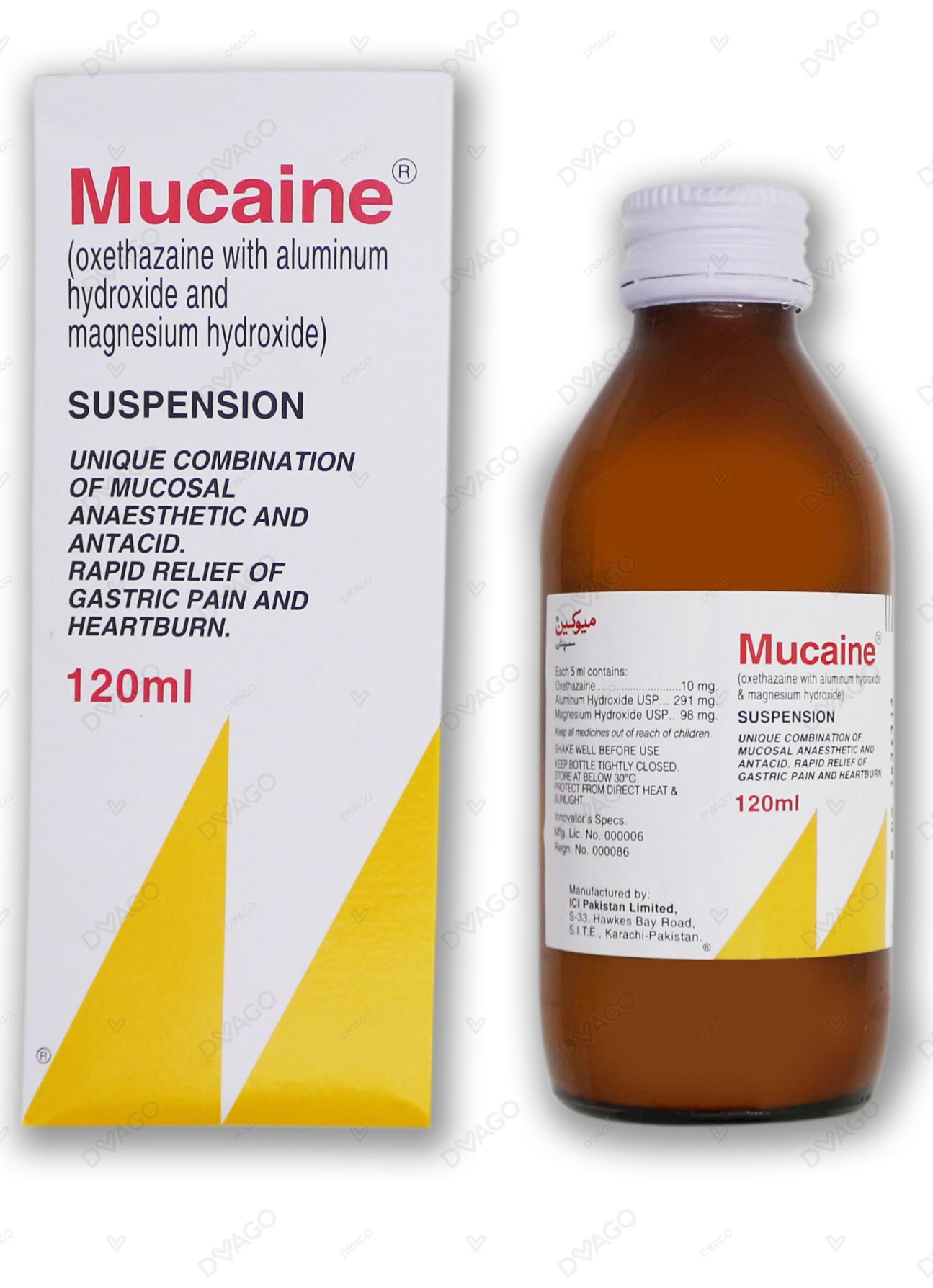 MUCAINE SUSPENSION 120ml