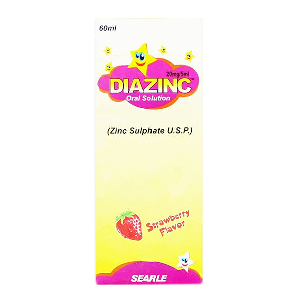 Diazinc 60ml Oral Solution 20mg/5ml